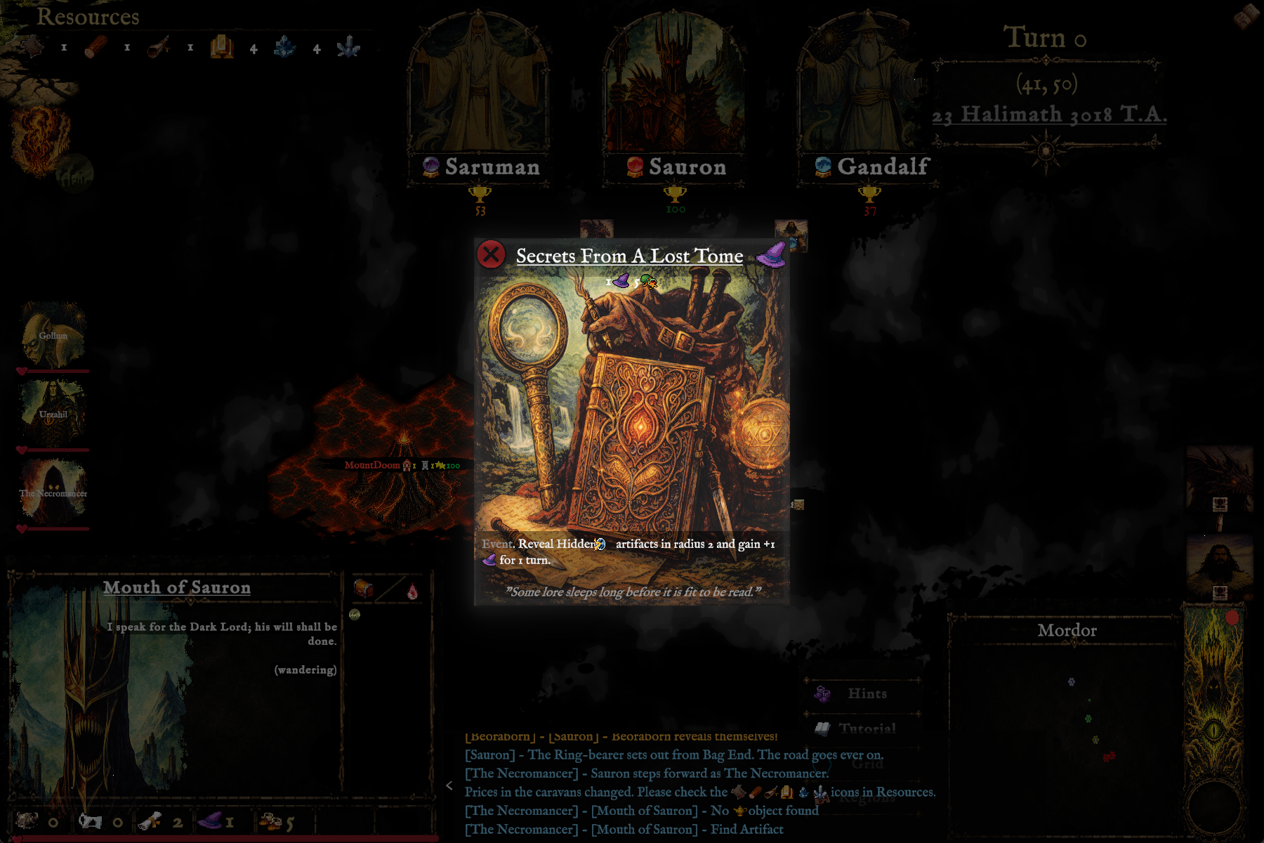 Find powerful artifacts