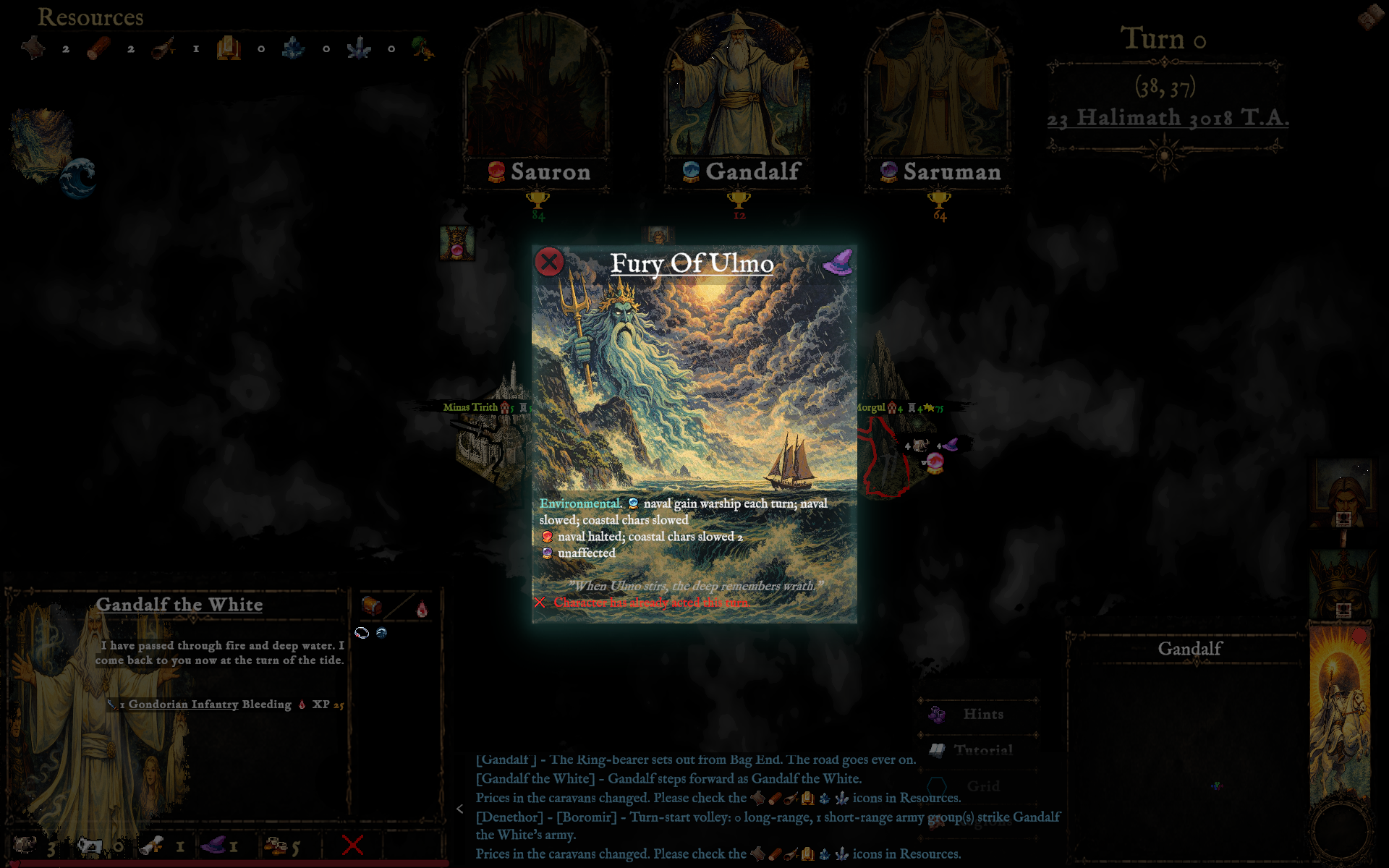 Face environmental dangers played by your opponents...