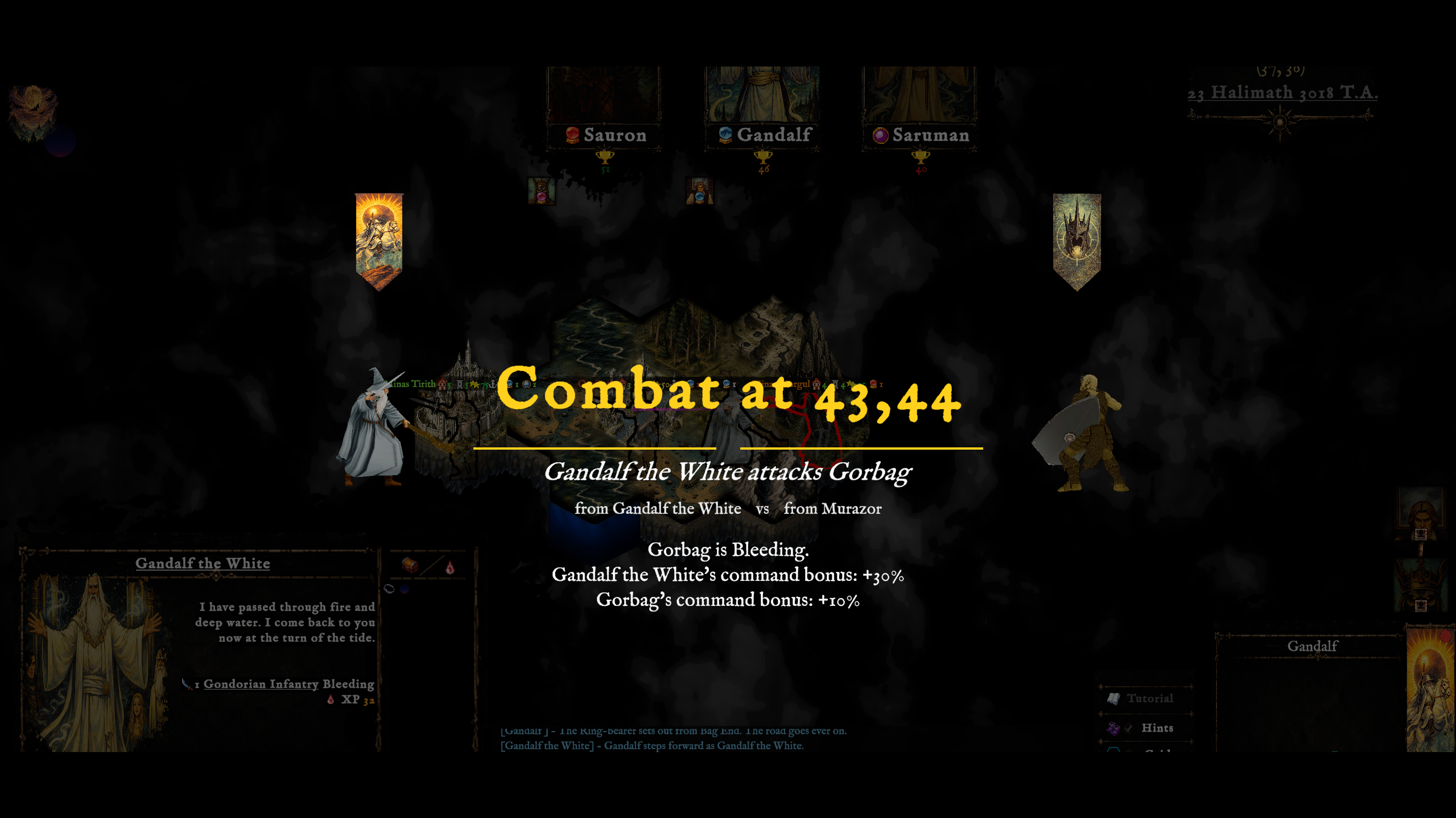 See animated combat